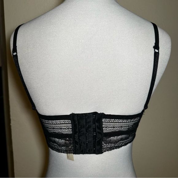 Free People - Intimately FP Sorento Longline Underwire Demi Bra - black - Picture 7 of 9